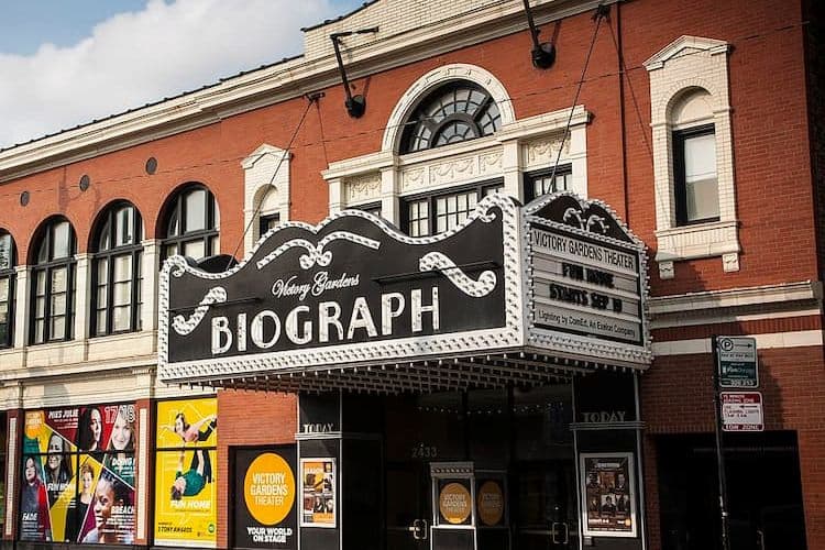 Biograph Theatre marquee